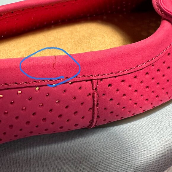 Aerosoles pink suede ballet flats with bow, NWOT - Picture 7 of 7